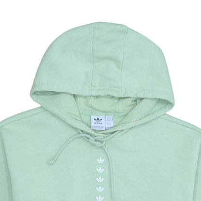 Womens UK Size 14 adidas Green Pullover Hoodie