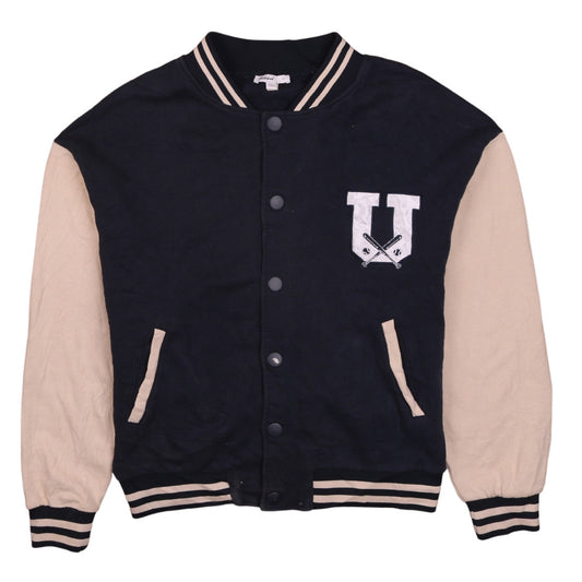 Teens UK Size XS Subdued Blue Varsity Jacket