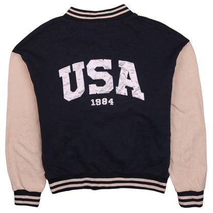 Teens UK Size XS Subdued Blue Varsity Jacket