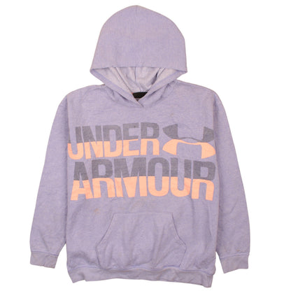 Boys UK Size XL Under armour Purple Pullover Hoodie