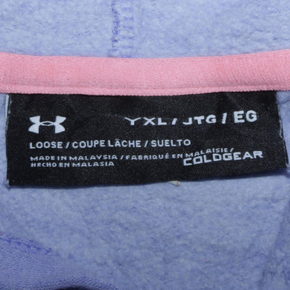 Boys UK Size XL Under armour Purple Pullover Hoodie