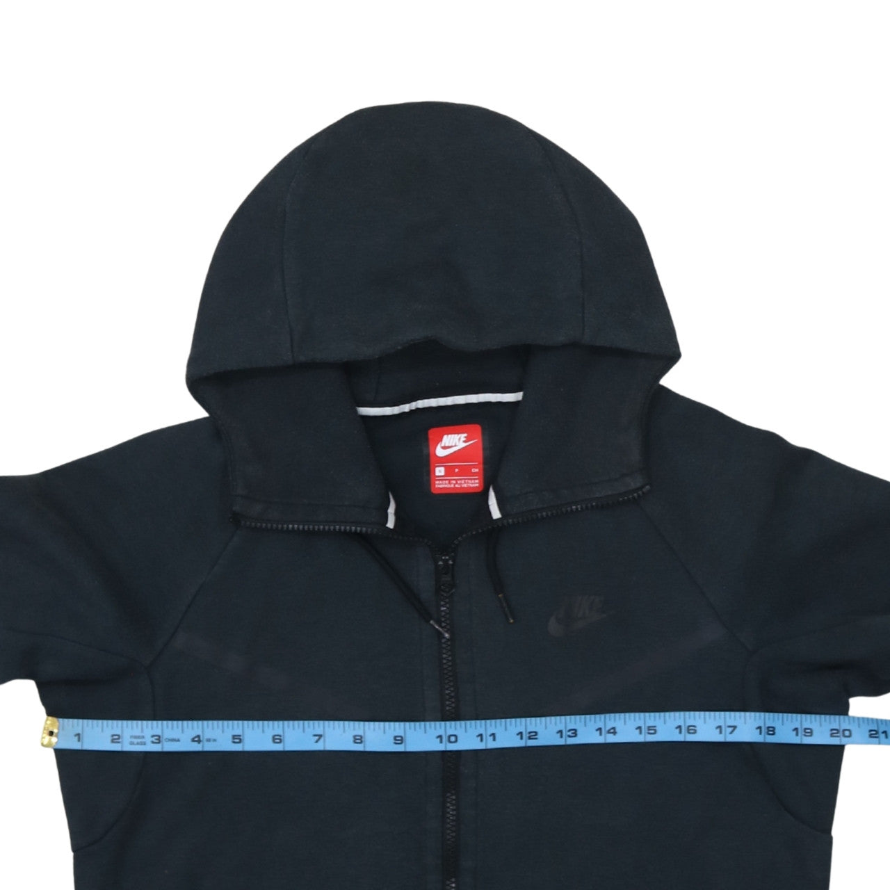 Mens UK Size S Nike Black Full Zip Hoodie