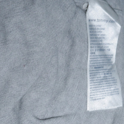 Tommy Jeans Men's Grey Cotton Crew Neck Pullover Jumper L