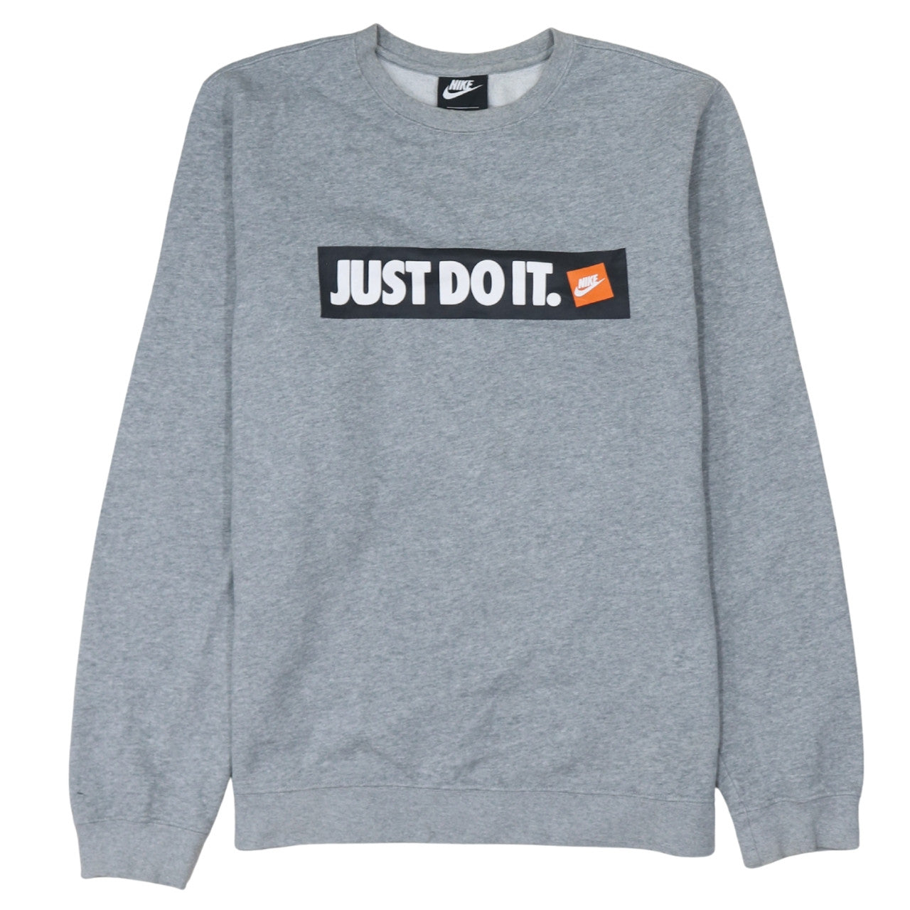 Mens UK Size M Nike Grey Pullover Sweatshirt
