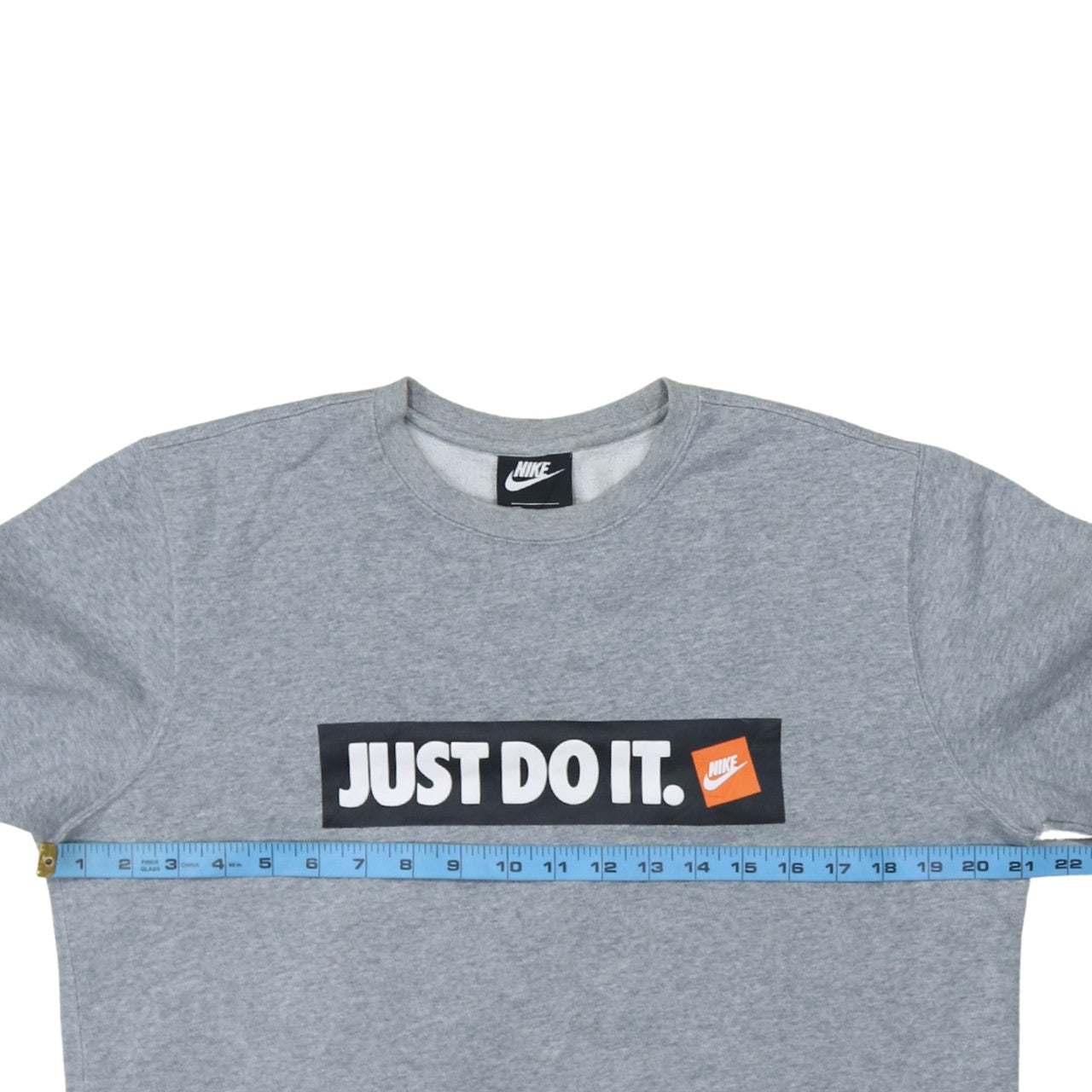 Mens UK Size M Nike Grey Pullover Sweatshirt