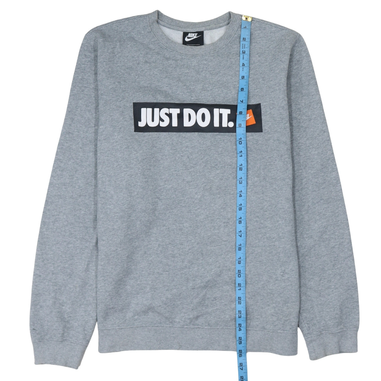Mens UK Size M Nike Grey Pullover Sweatshirt