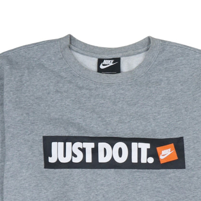 Mens UK Size M Nike Grey Pullover Sweatshirt
