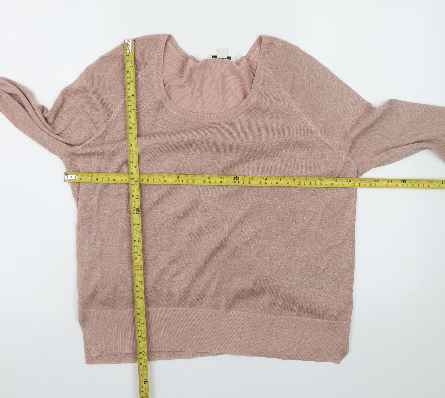 Womens UK Size M Whistles Pink Pullover Jumper
