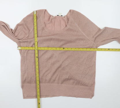 Womens UK Size M Whistles Pink Pullover Jumper