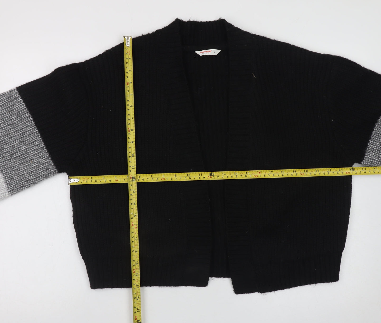 Womens UK Size L John Lewis & Partners Black Cardigan Jumper