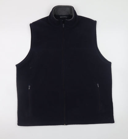 Mens UK Size L Marks and Spencer Black Bodywarmer