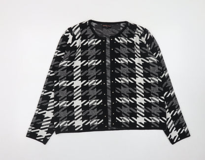 Womens UK Size XL Anna Rose Black Basic Jacket