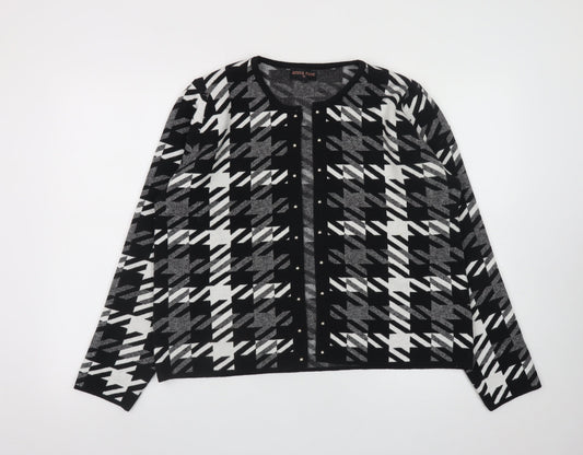 Womens UK Size XL Anna Rose Black Basic Jacket
