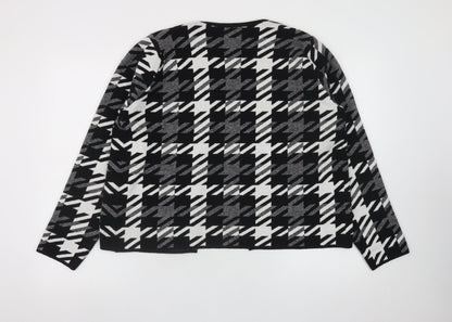Womens UK Size XL Anna Rose Black Basic Jacket