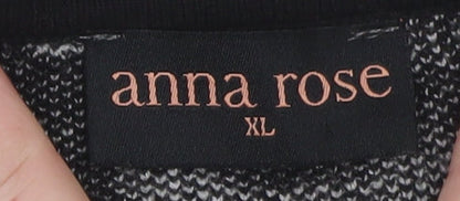 Womens UK Size XL Anna Rose Black Basic Jacket