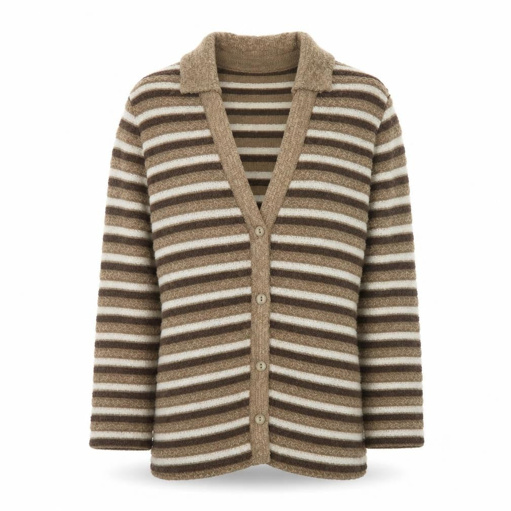 Womens UK Size 14 Marks and Spencer Beige Cardigan Jumper