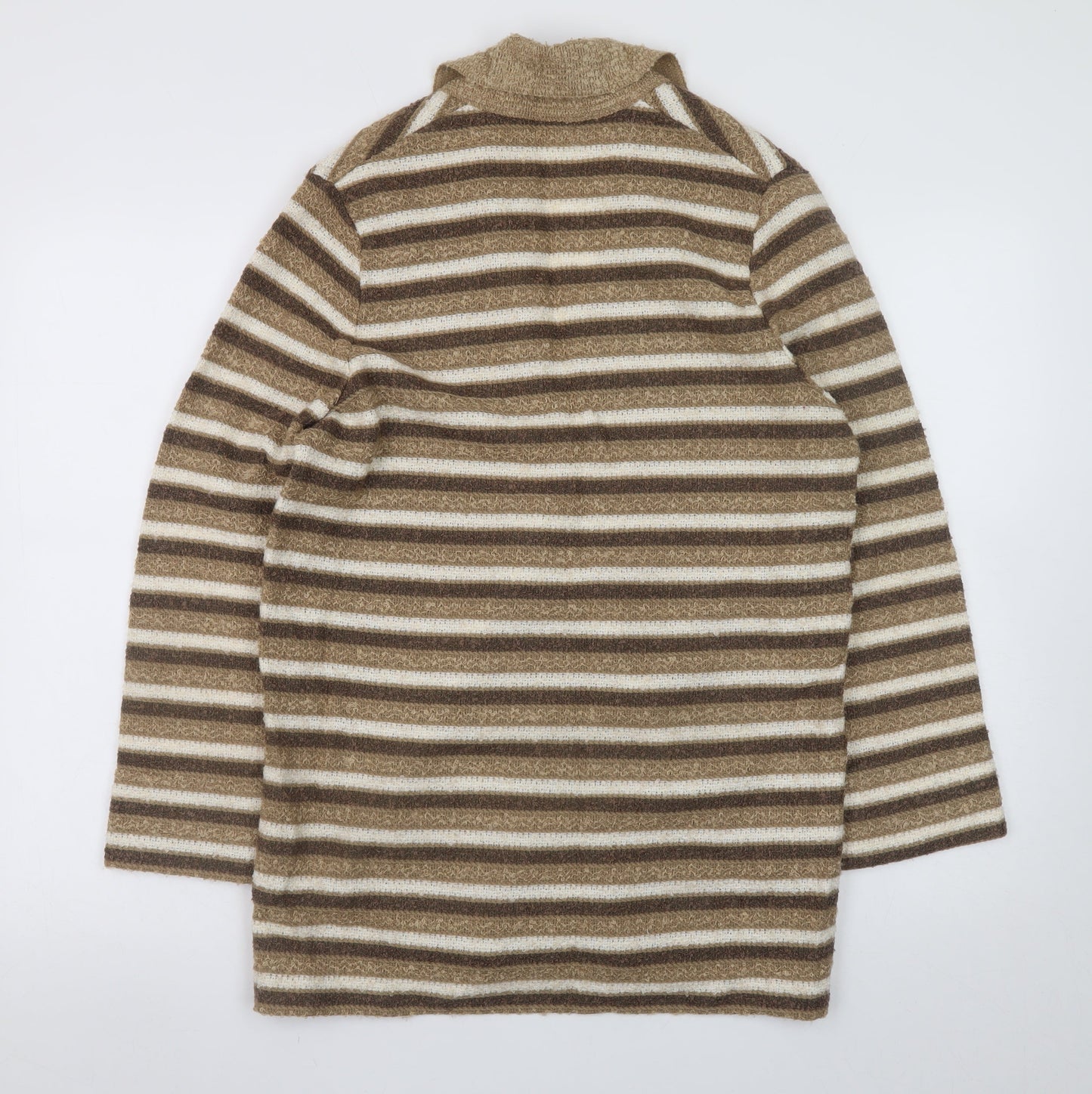 Womens UK Size 14 Marks and Spencer Beige Cardigan Jumper