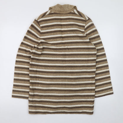 Womens UK Size 14 Marks and Spencer Beige Cardigan Jumper