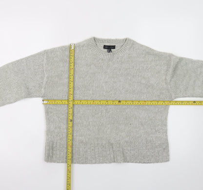 Womens UK Size S New Look Grey Pullover Jumper