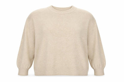 ASOS Women’s Beige Crew Neck Pullover Jumper Size 22 Relaxed Fit