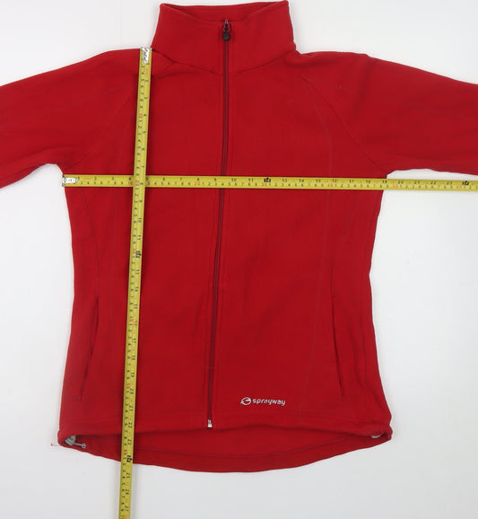 Womens UK Size 8 Sprayway Red Basic Jacket