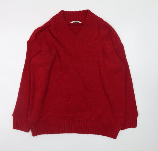 Womens UK Size L NEXT Red Pullover Jumper