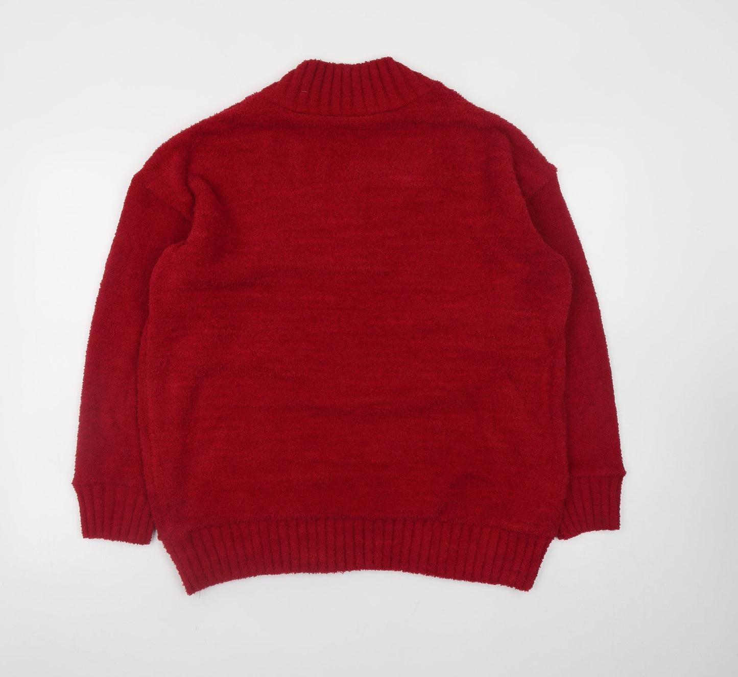 Womens UK Size L NEXT Red Pullover Jumper