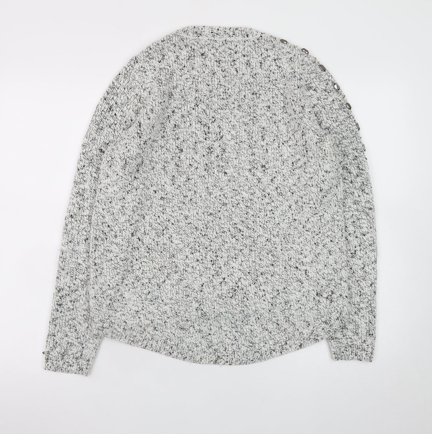 Womens UK Size 14 Marks and Spencer Grey Pullover Jumper