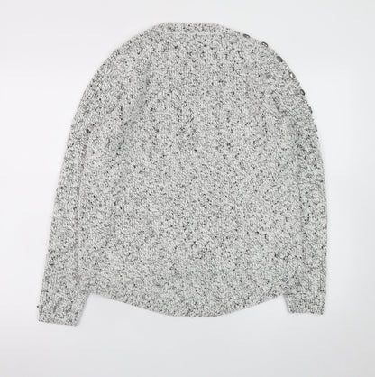 Womens UK Size 14 Marks and Spencer Grey Pullover Jumper