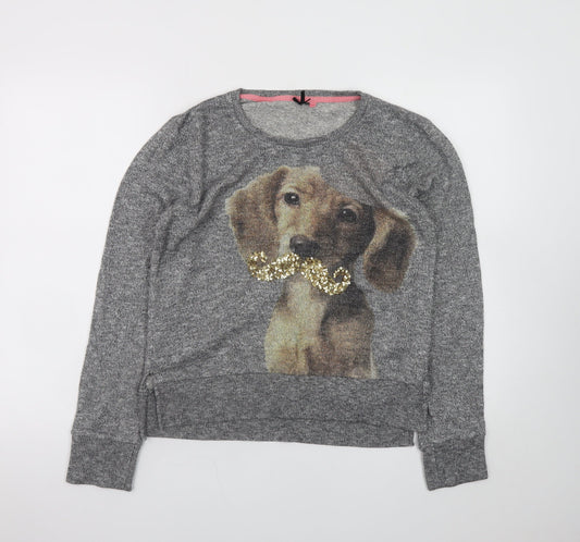 Girls UK Size 16 Years NEXT Grey Pullover Jumper