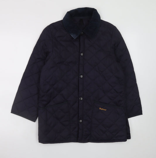 Mens UK Size XL Barbour Blue Quilted Coat
