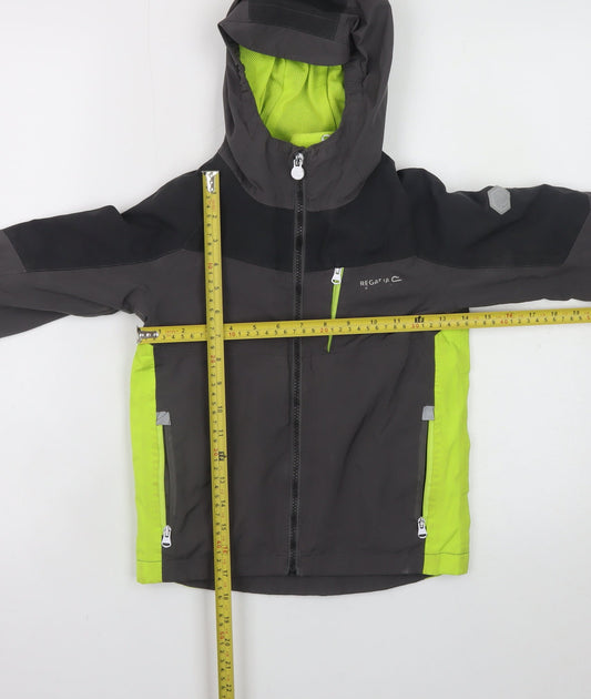 Boys UK Size 5-6 Years Regatta Grey Rain Coat