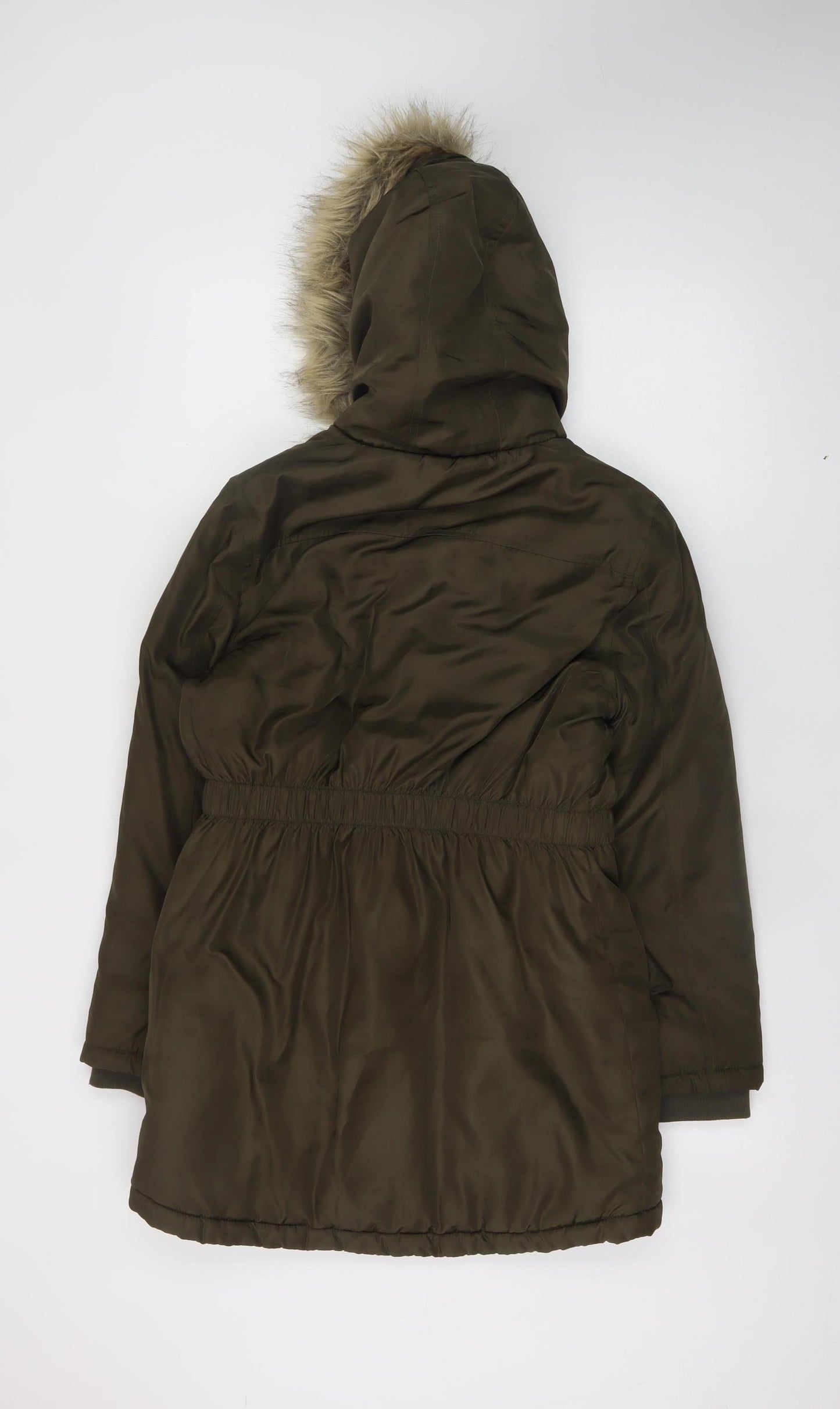 Teens UK Size 12 bluezoo Brown Parka Coat