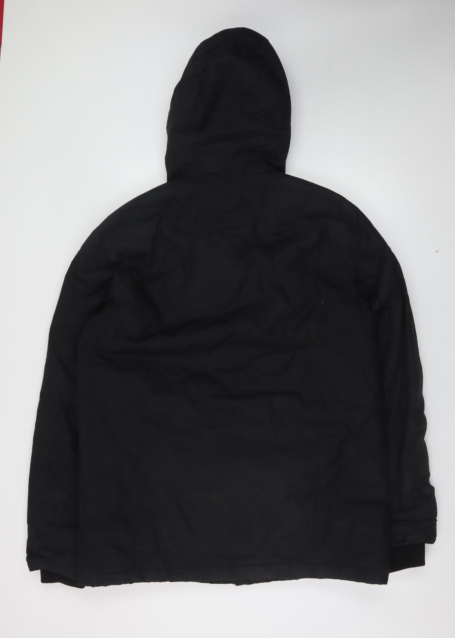 Mens UK Size M H&M Black Parka Coat