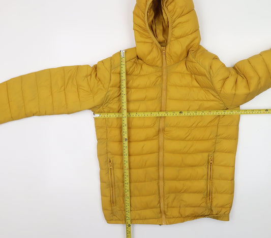 Womens UK Size S Joy@Spirit Yellow Puffer Jacket