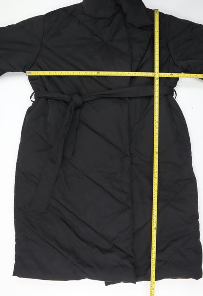 Womens UK Size 20 In the Style Black Puffer Jacket