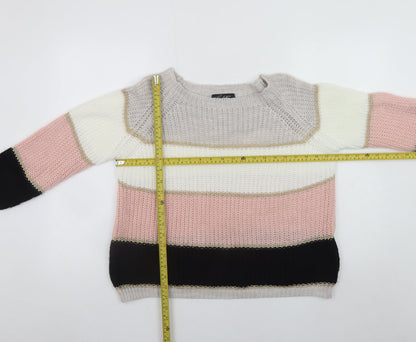 Womens UK Size S Lulua London Multicoloured Pullover Jumper