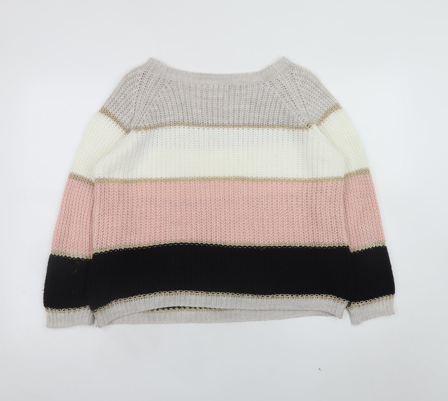 Womens UK Size S Lulua London Multicoloured Pullover Jumper