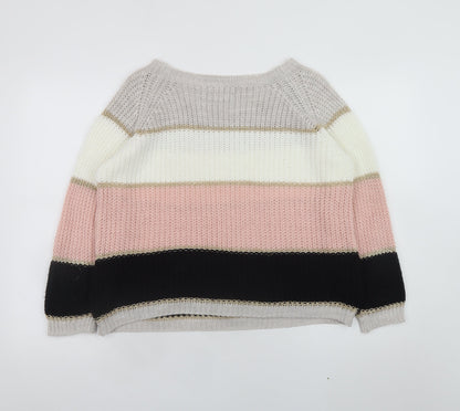 Womens UK Size S Lulua London Multicoloured Pullover Jumper