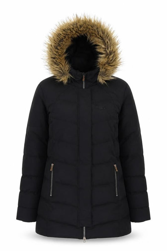 Womens UK Size 8 Mountain Warehouse Black Puffer Jacket