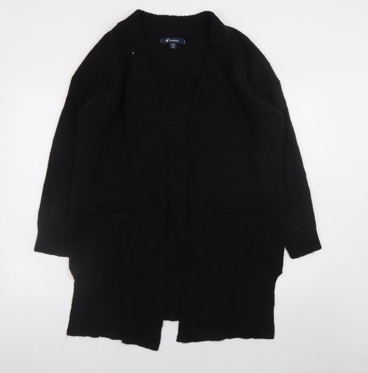 Womens UK Size 14 Kangol Black Cardigan Jumper
