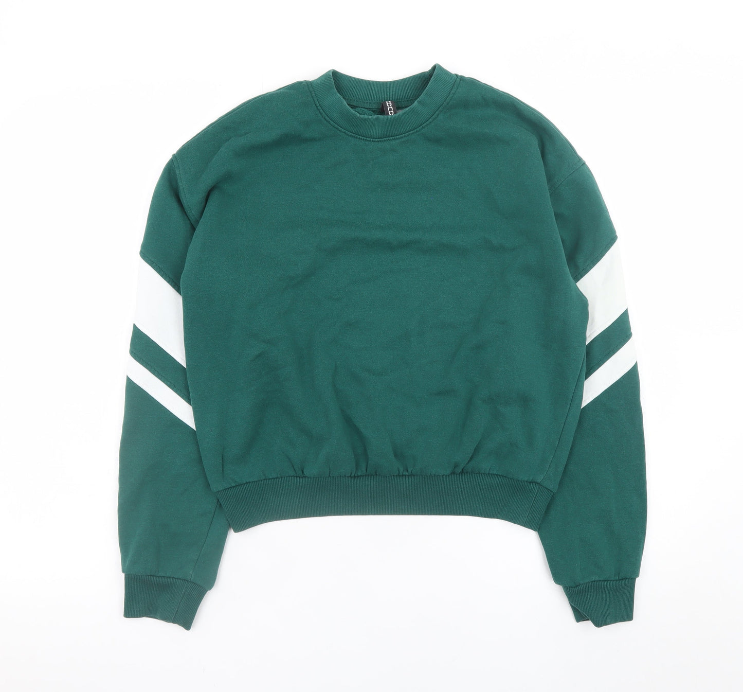 Womens UK Size S H&M Green Pullover Sweatshirt