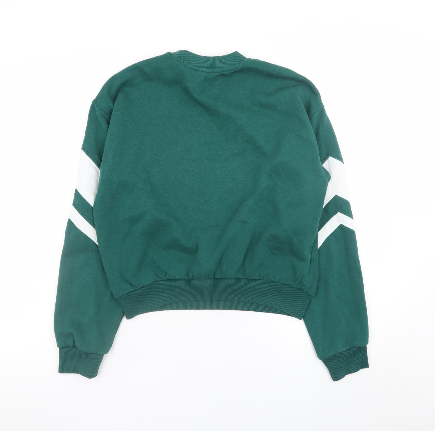 Womens UK Size S H&M Green Pullover Sweatshirt