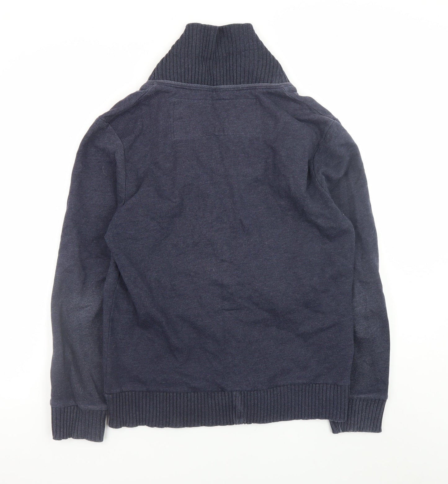 Mens UK Size L River Island Blue Cardigan Jumper
