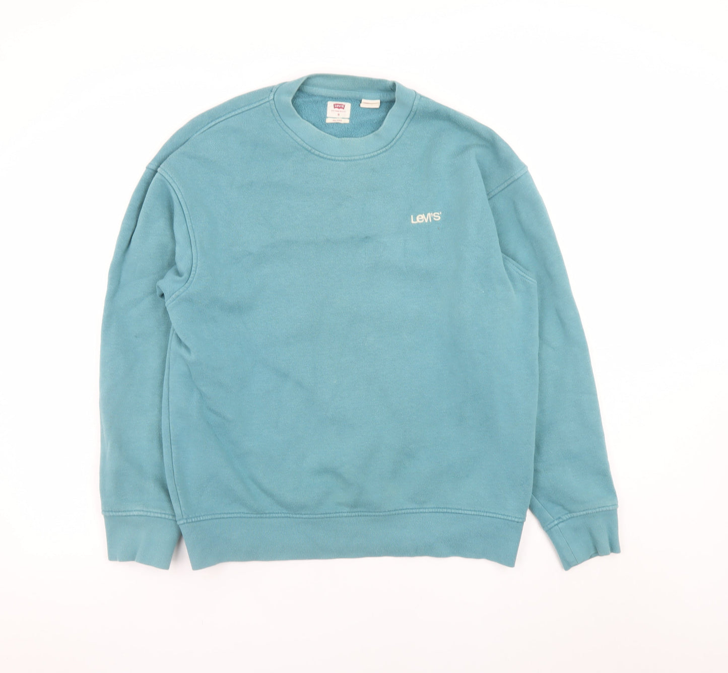 Mens UK Size S Levi's Blue Pullover Sweatshirt