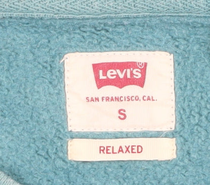 Mens UK Size S Levi's Blue Pullover Sweatshirt