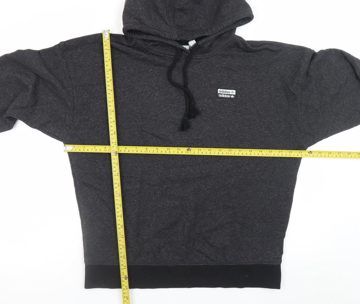 Womens UK Size 10 adidas Black Pullover Hoodie