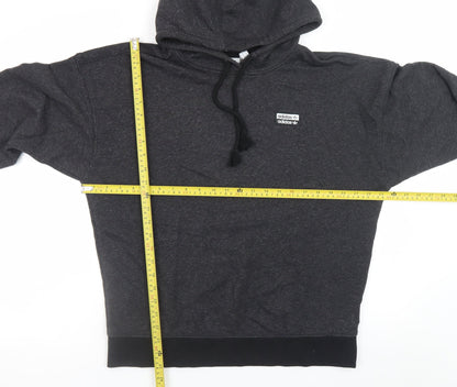 Womens UK Size 10 adidas Black Pullover Hoodie