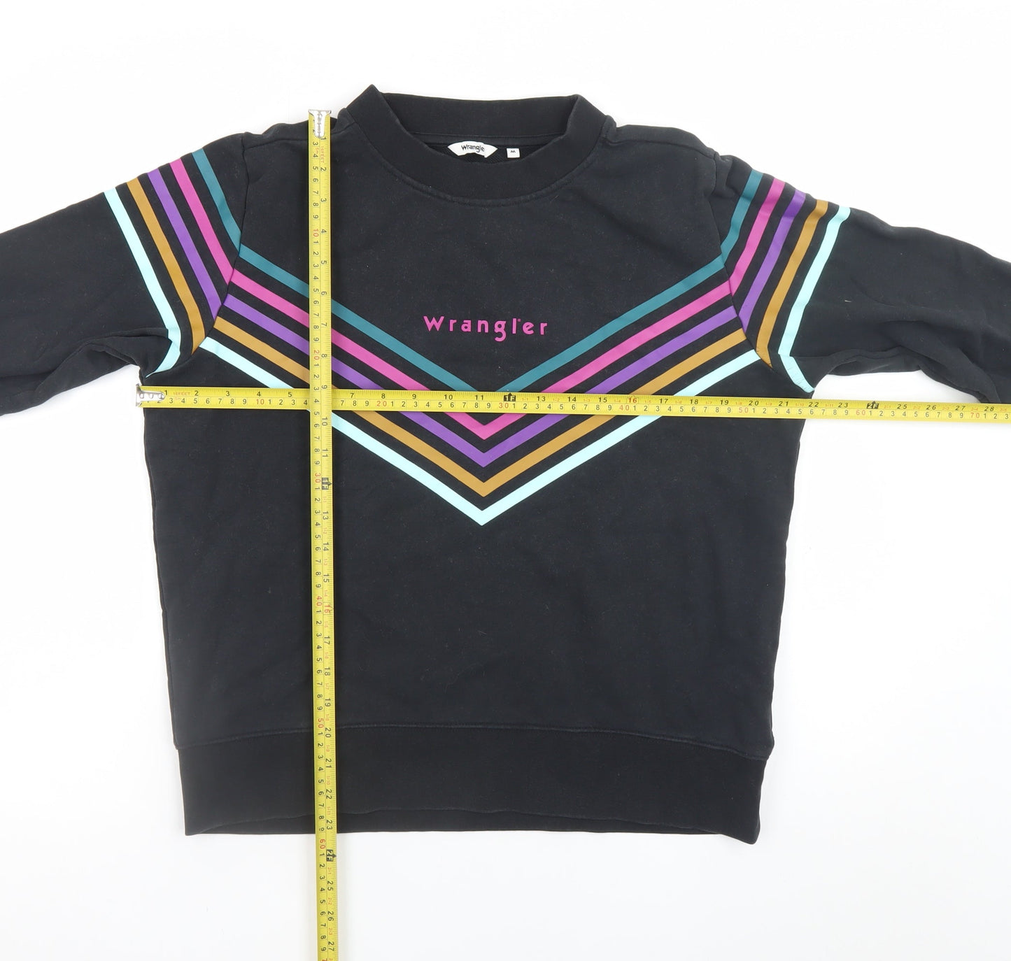 Womens UK Size M Wrangler Black Pullover Sweatshirt
