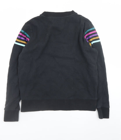 Womens UK Size M Wrangler Black Pullover Sweatshirt